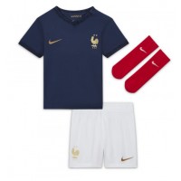 Francuska Karim Benzema #19 Domaci Dres za djecu SP 2022 Kratak Rukav (+ Kratke hlače)